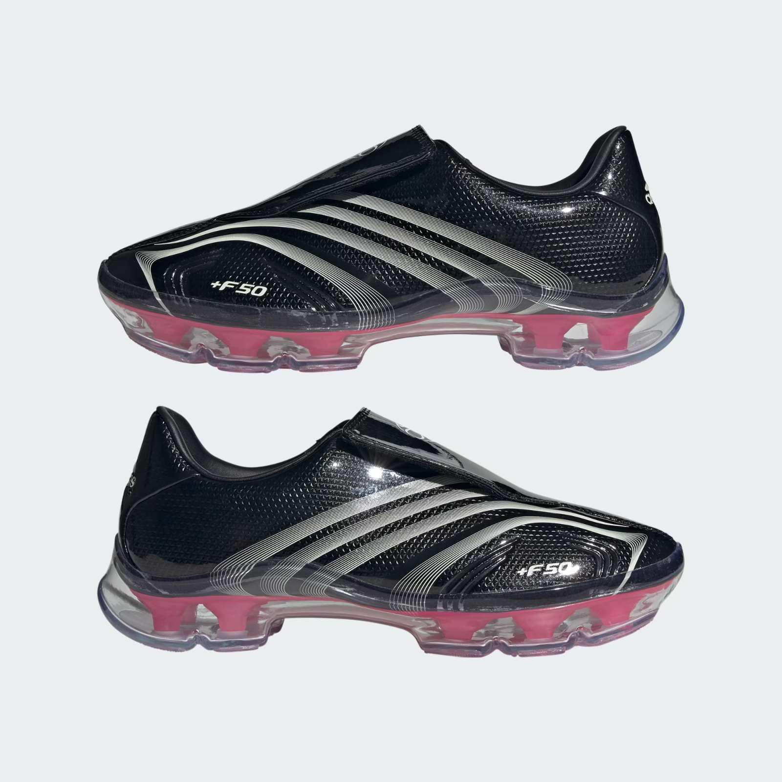 KK0908 adidas F50 Adiframe "Core Black/Zero Metalic/Lucid Pink" (Women's)