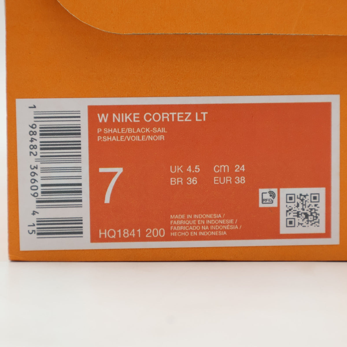 HQ1841-200 Nike Cortez Leather Pale Shale Sail Gum Medium Brown Black (Women's)