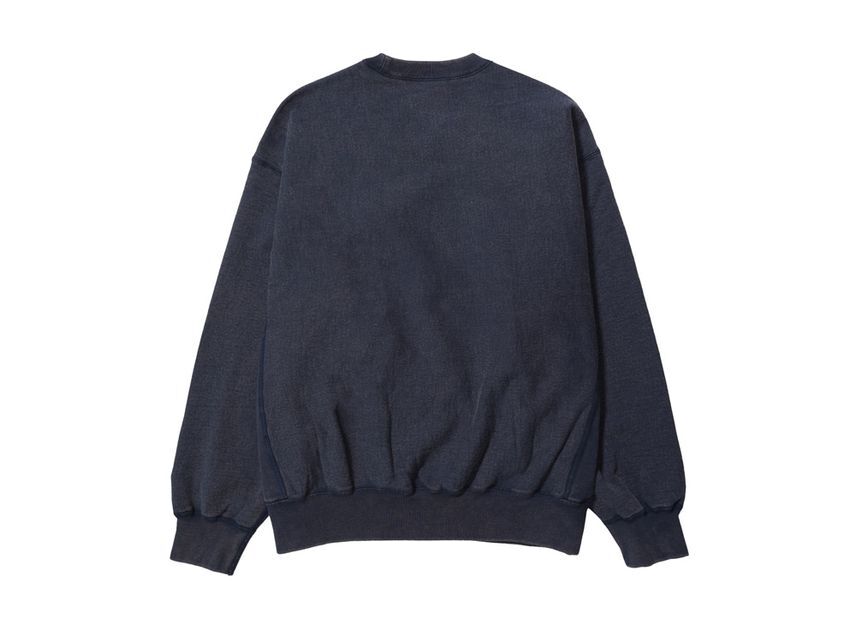 Supreme Washed Box Logo Crewneck Navy