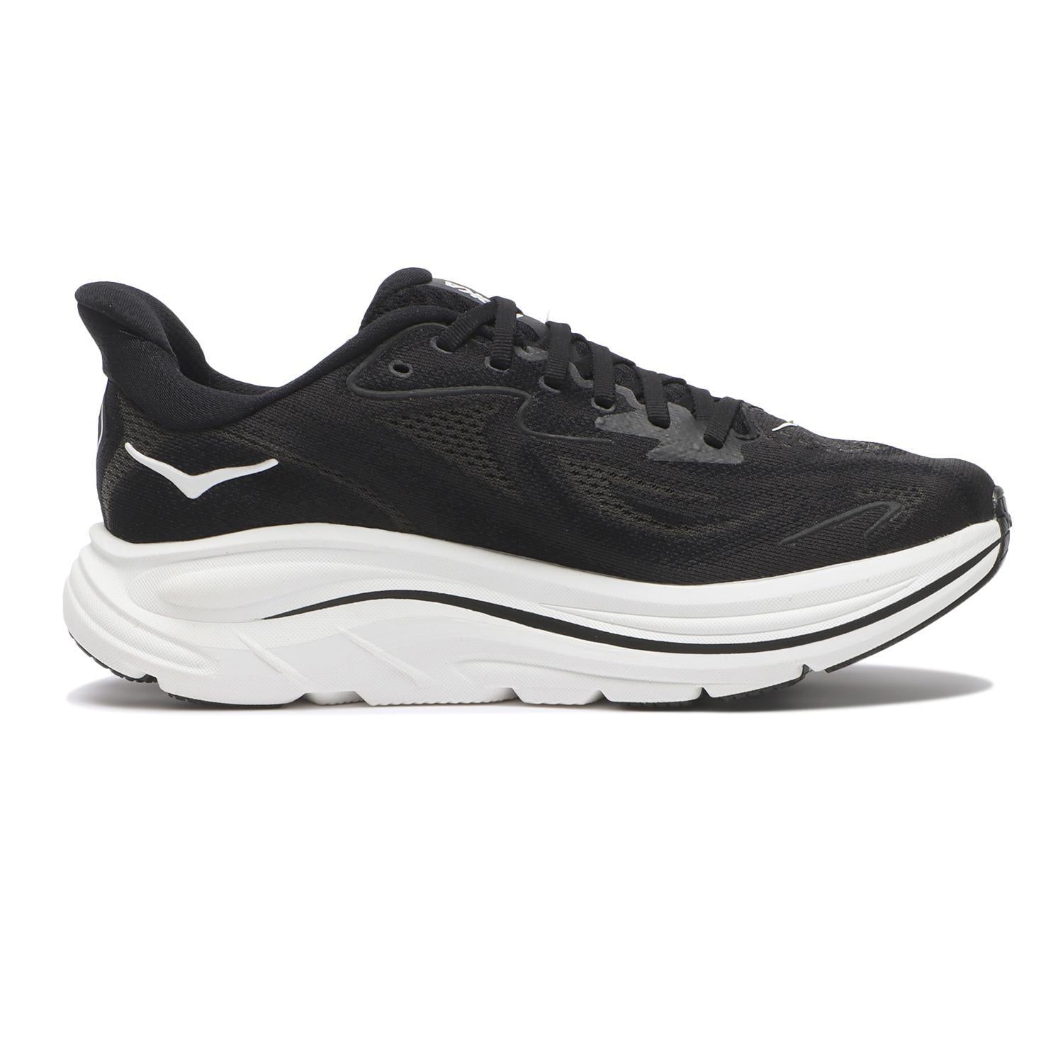 1162031-BWHT Hoka Clifton 10 Black White (Women's )