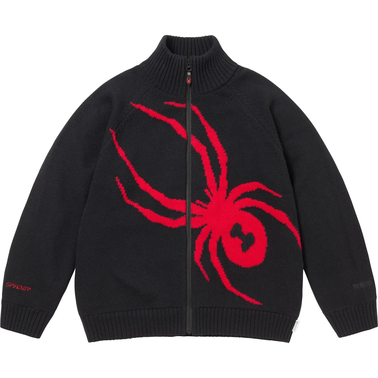 Supreme Spyder WINDSTOPPER Zip Up Sweater Black