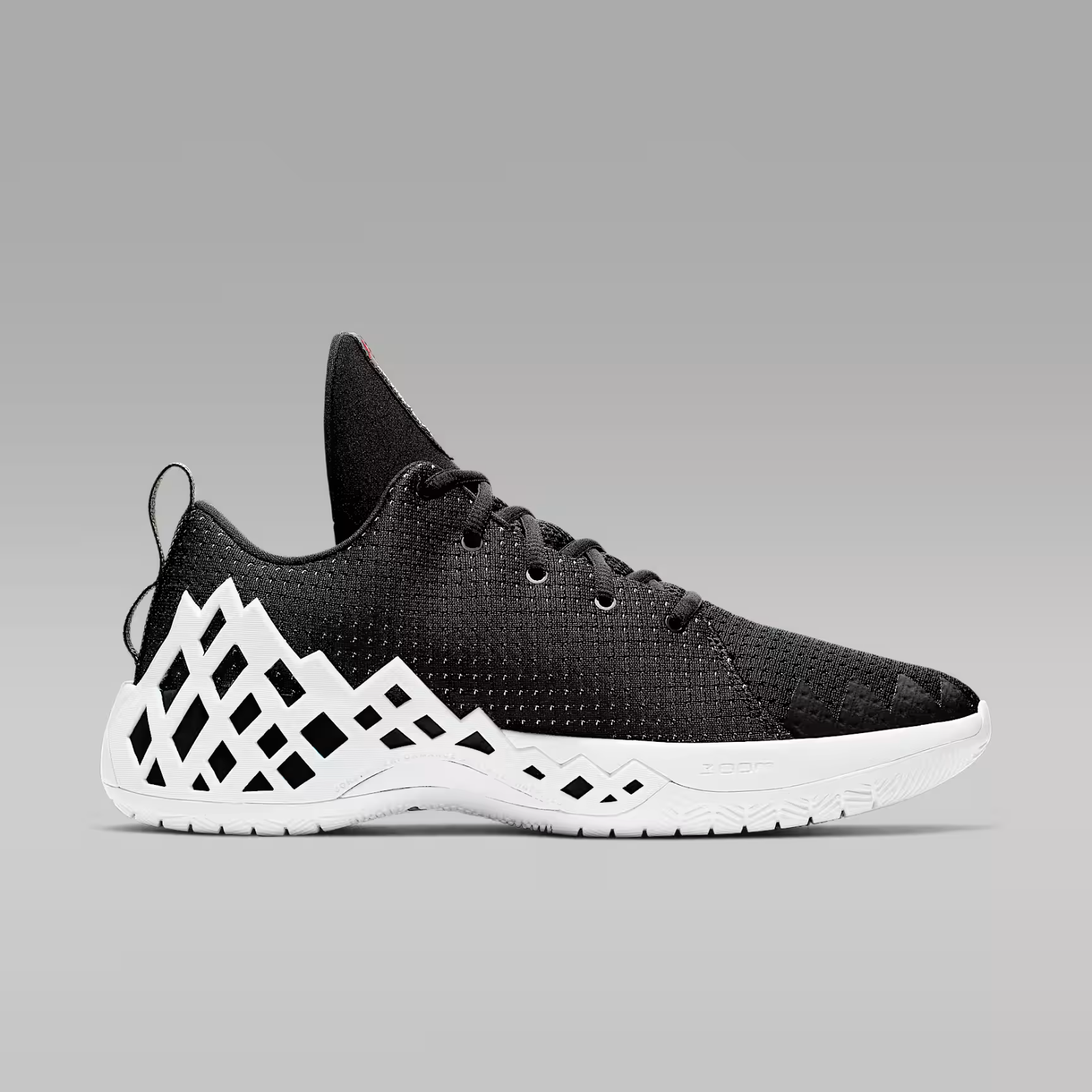 CI1207-001 Nike Jordan Jumpman Diamond Low Black White Metallic Silver (Men's)
