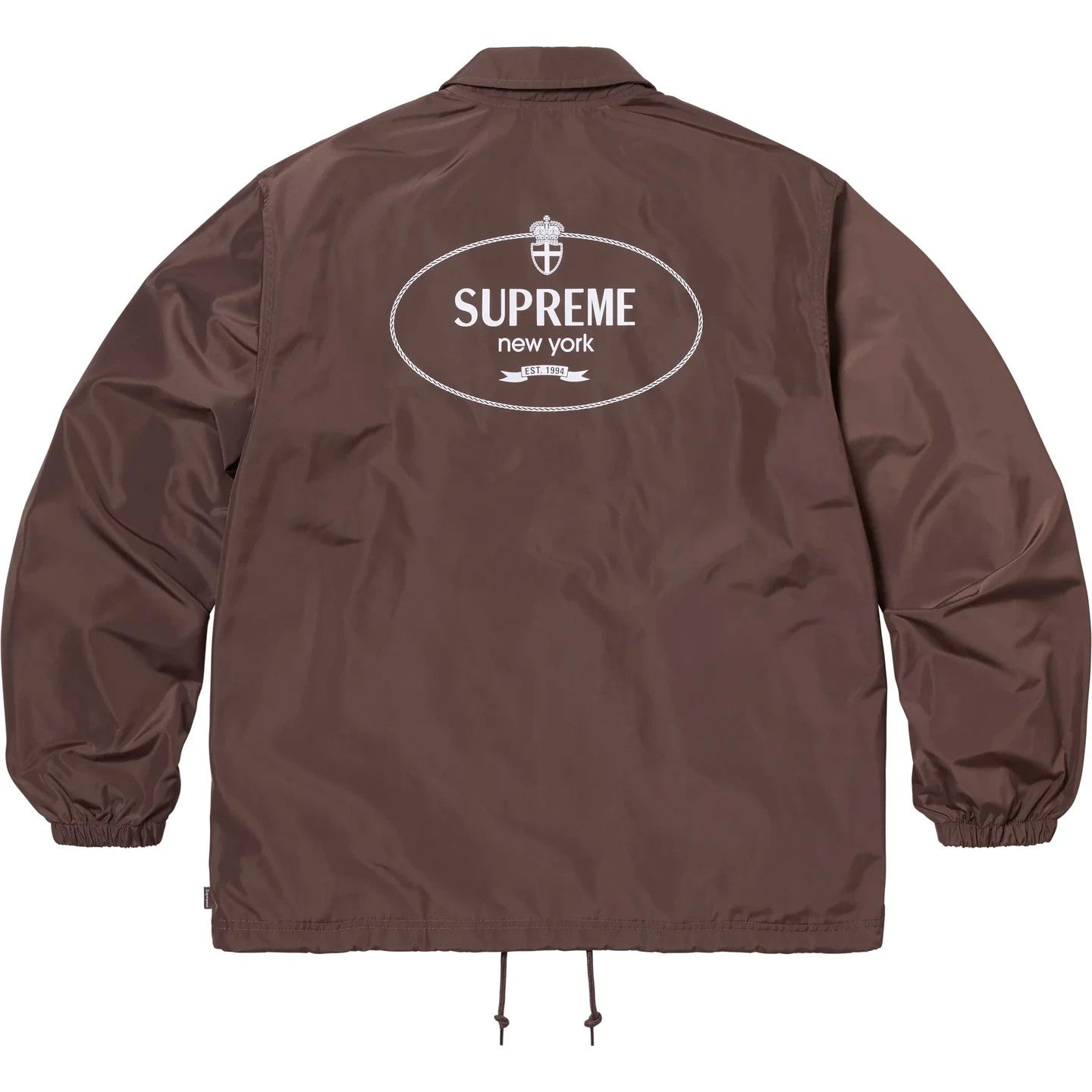 Supreme Crest Coaches Jacket Brown