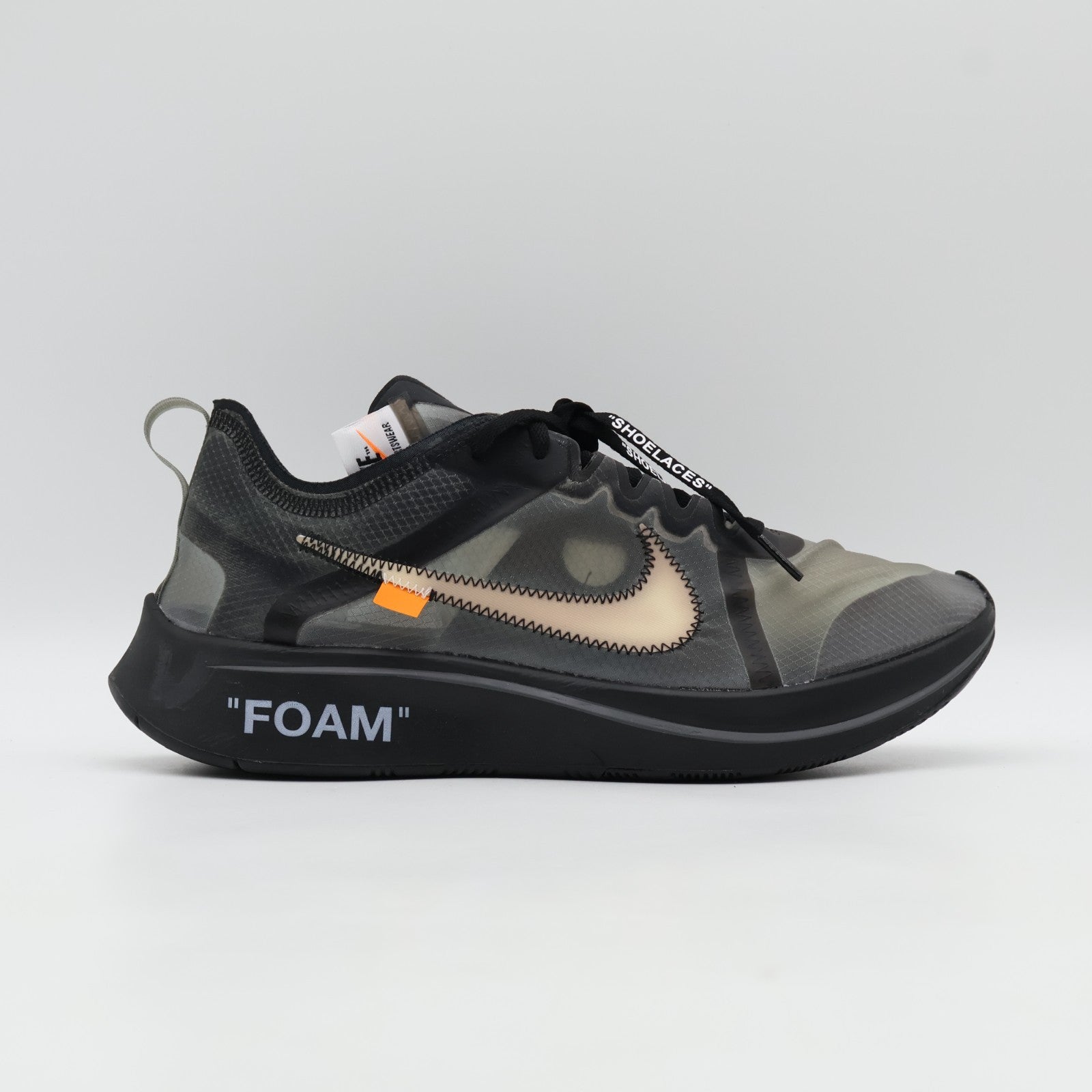 AJ4588-001 OFF-WHITE Ã NIKE ZOOM FLY BLACK (Men's)
