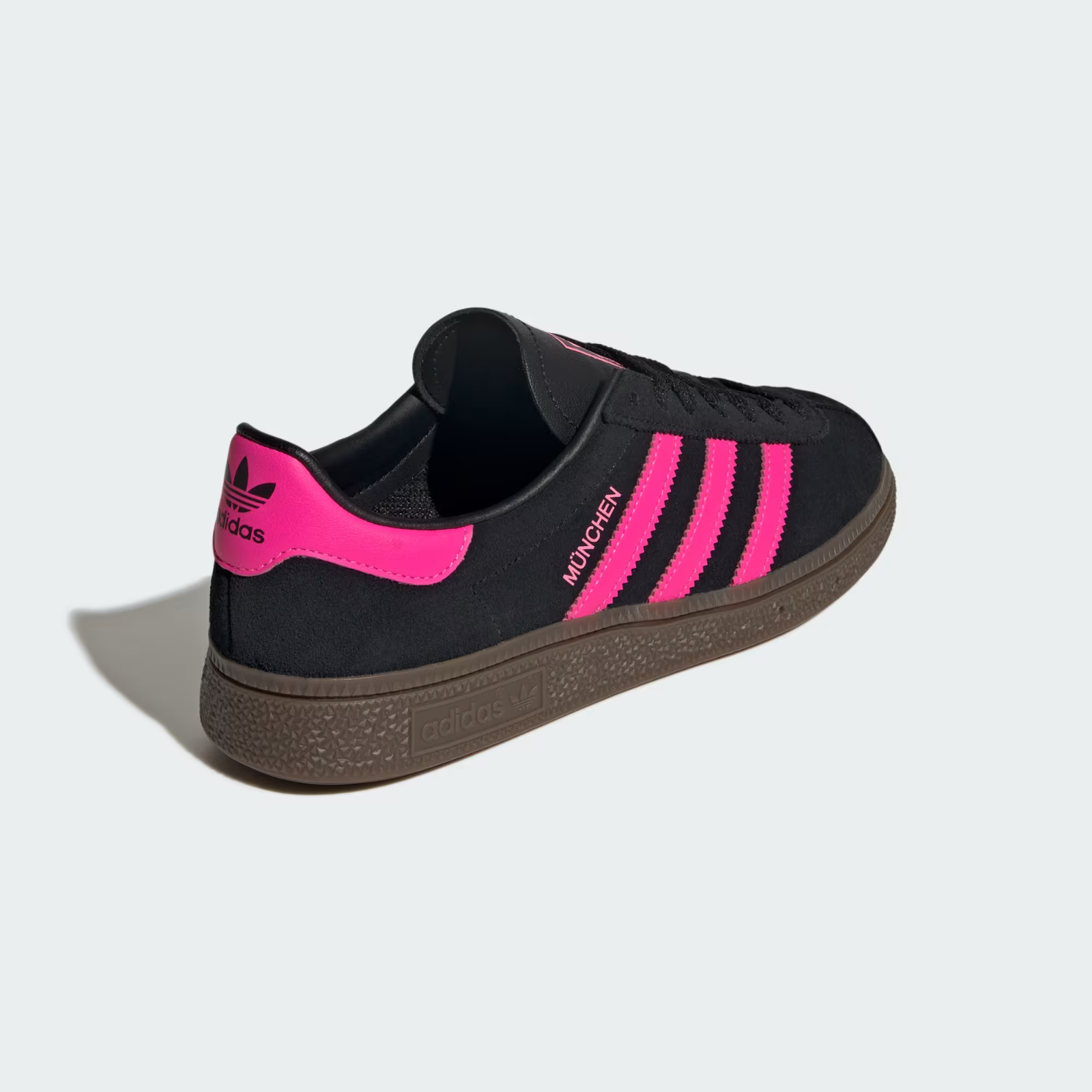 JS4000 adidas Originals Munchen Core Black Lucid Pink Gum (Men's)