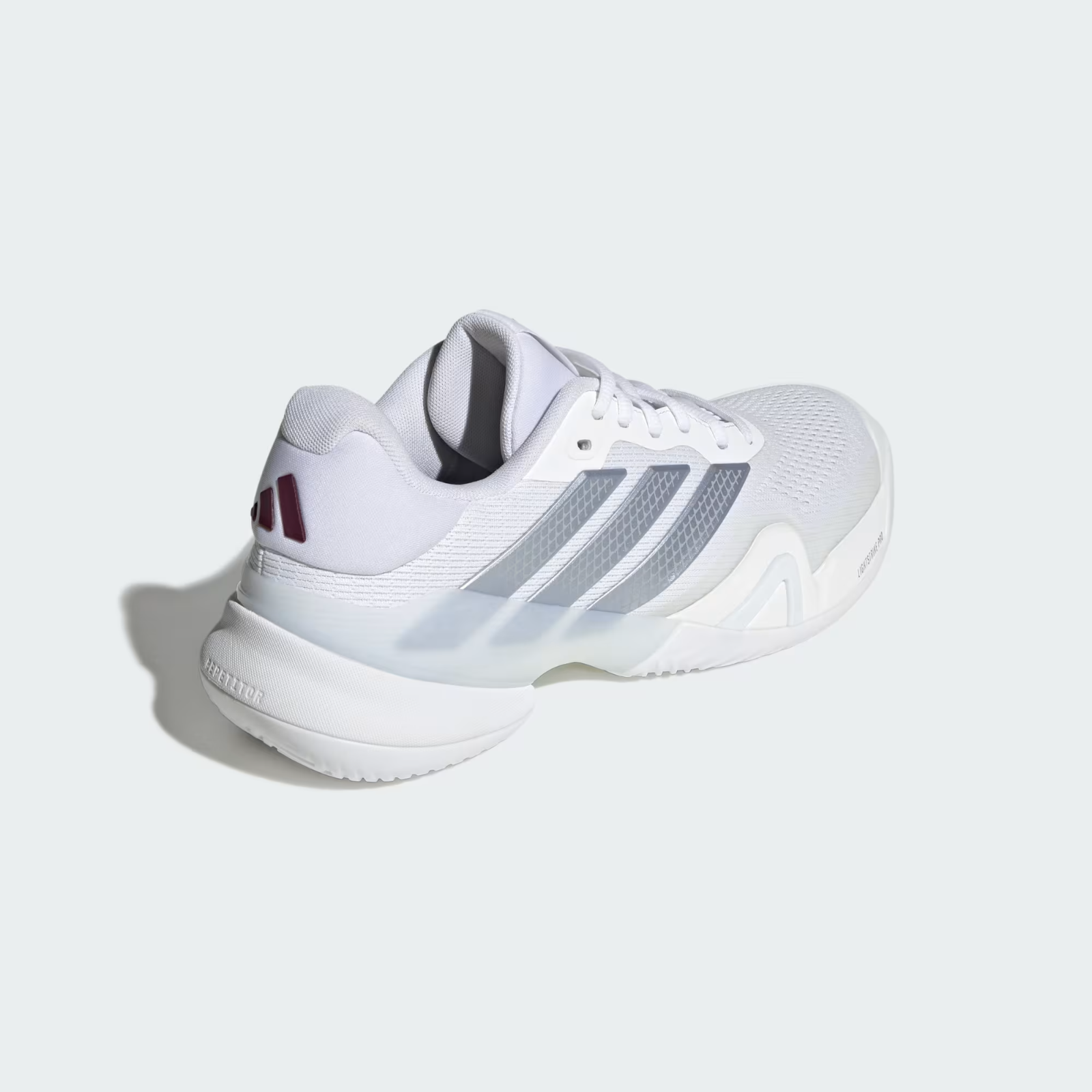 KK4377 adidas Barricade 14 Tennis "Cloud White/Tech Grey Metallic" (Men's)