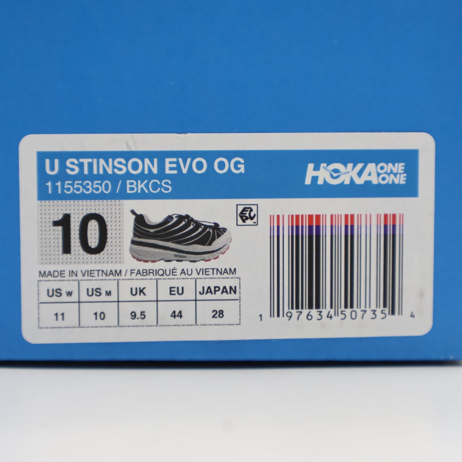 1155350-BKCS Hoka Stinson Evo OG Black Cosmic Grey (Men's)