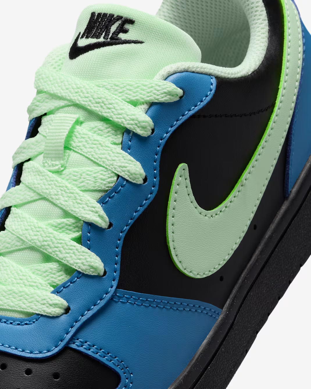 DV5456-012 Nike GS Court Borough Low Recraft Black Dutch Blue Phantom