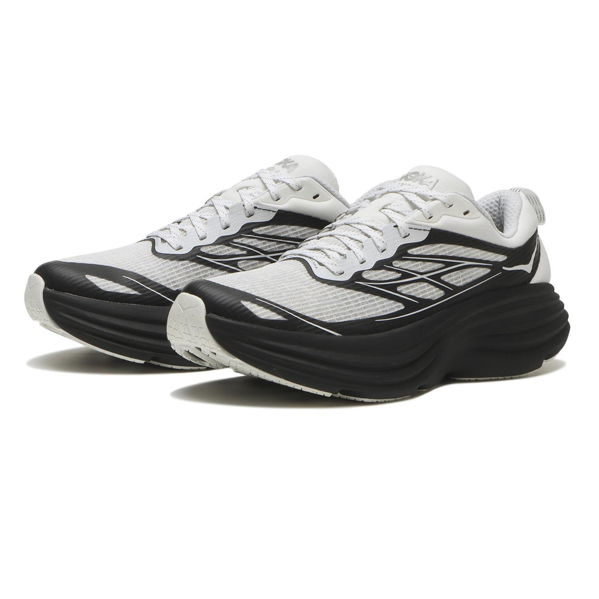 1155391-FLCK Hoka Bondi 8 TS Caged Frost Black (Men's)