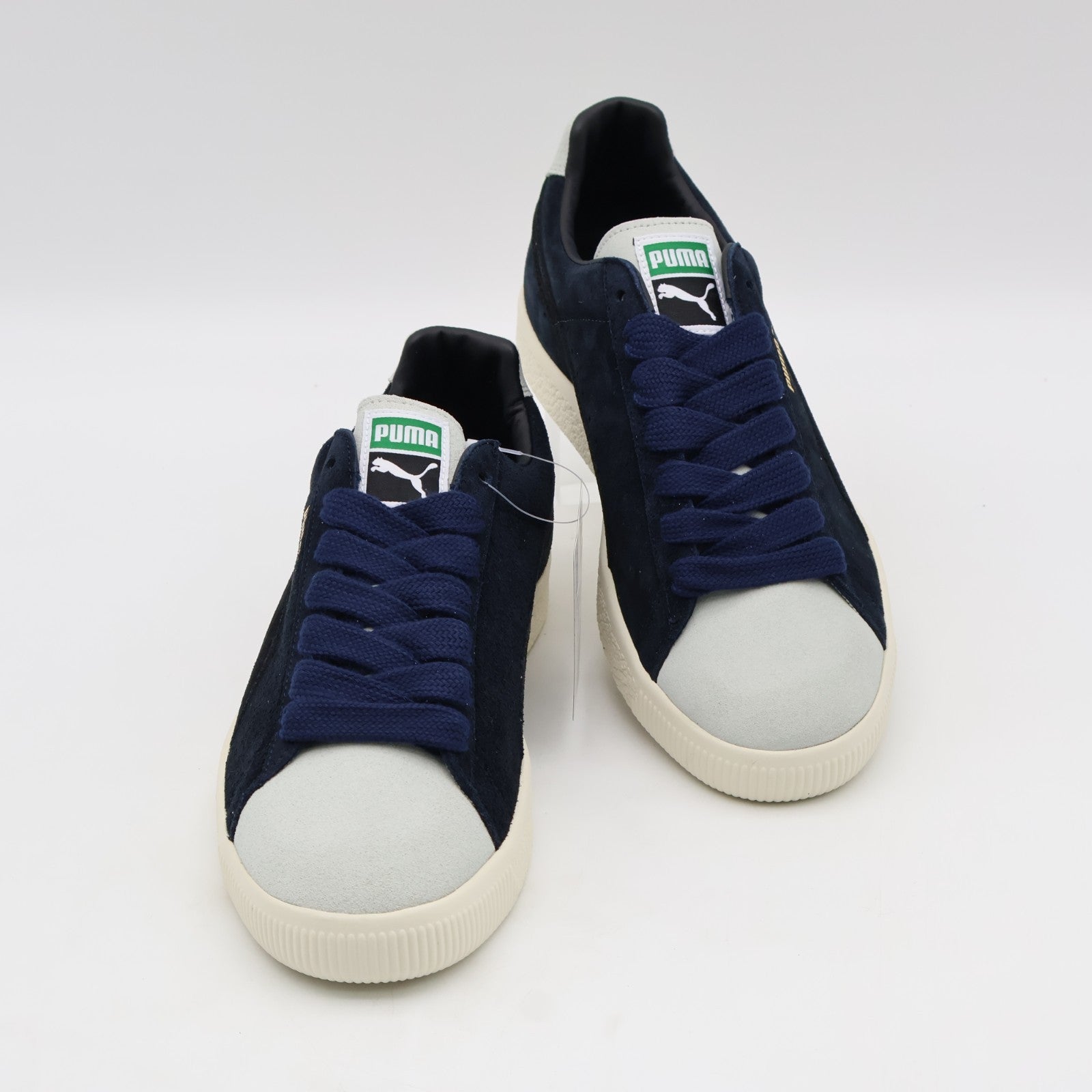404132-01 Acy Puma Suede VTG MIJ Navy Warm White Black Puma (Men's)