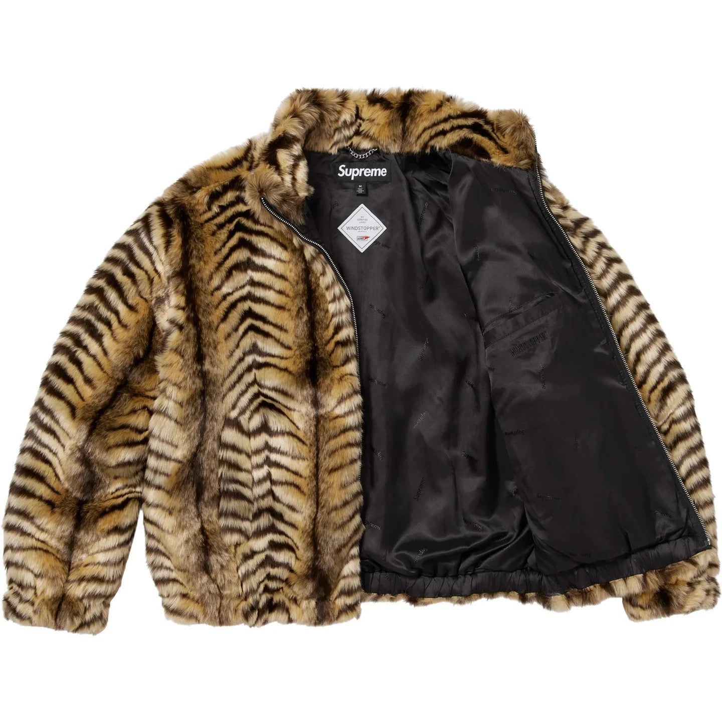 Supreme Faux Fur WINDSTOPPER Bomber Jacket Tan