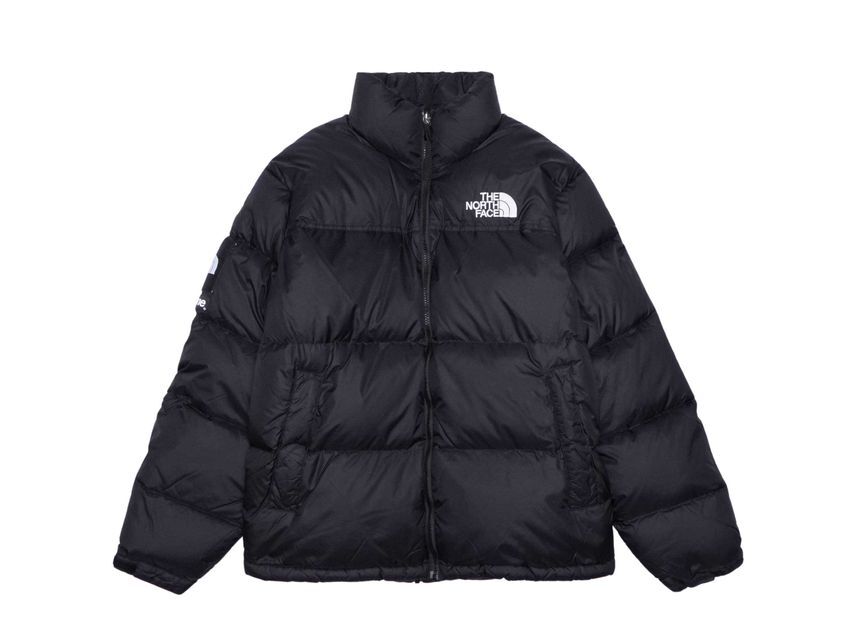 Supreme The North Face Split Nuptse Jacket Black