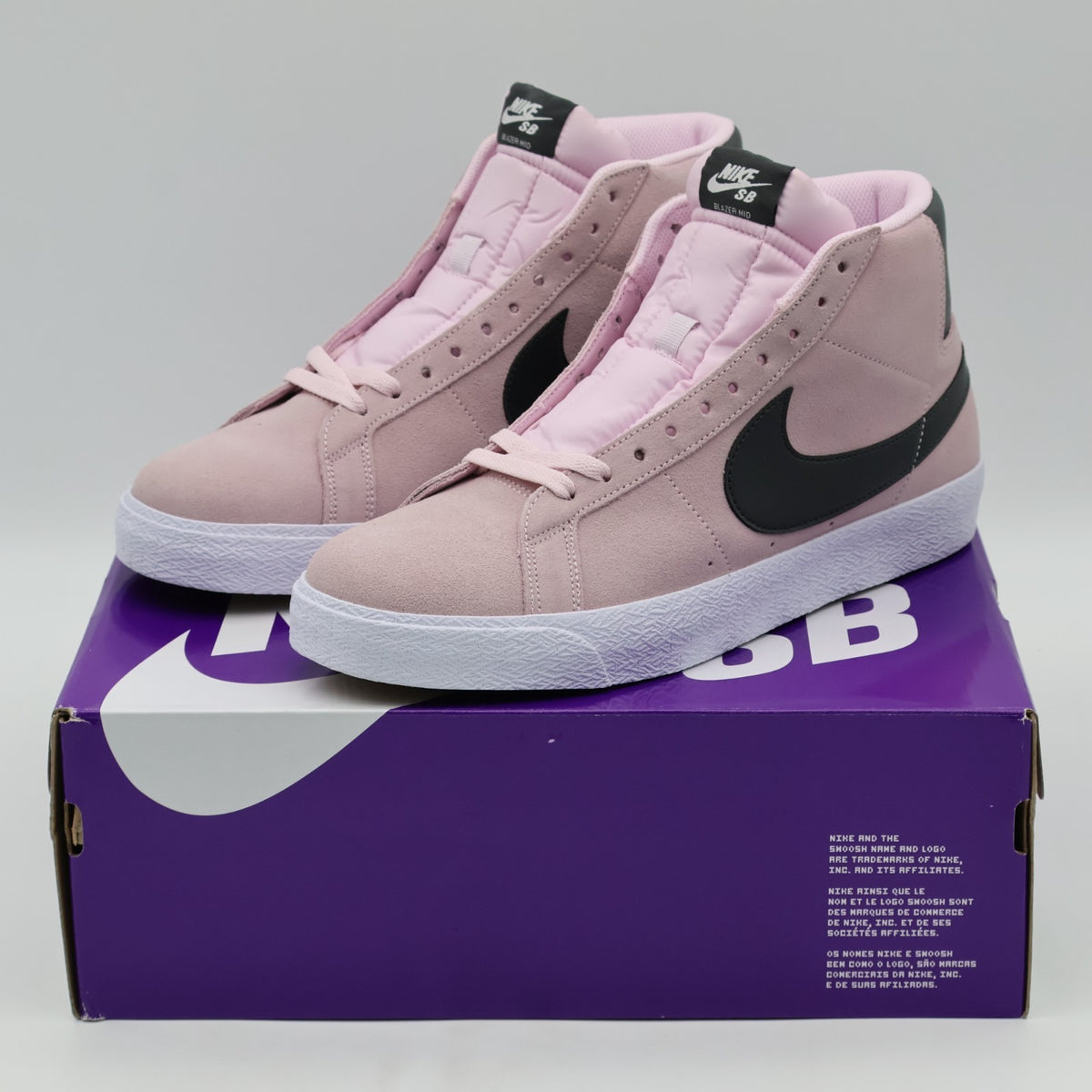 FD0731-601 Nike SB Zoom Blazer Mid Pink Foam White Gum Yellow Anthracite (Men's)