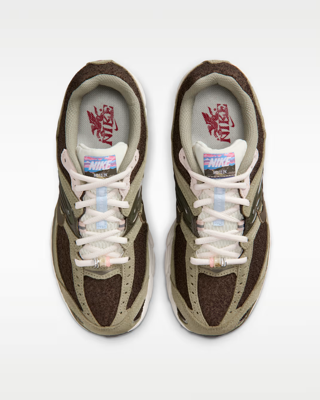 IQ1150-220 Nike Air Max Moto 2K Dark Hazel Phantom Team Crimson (Women's)