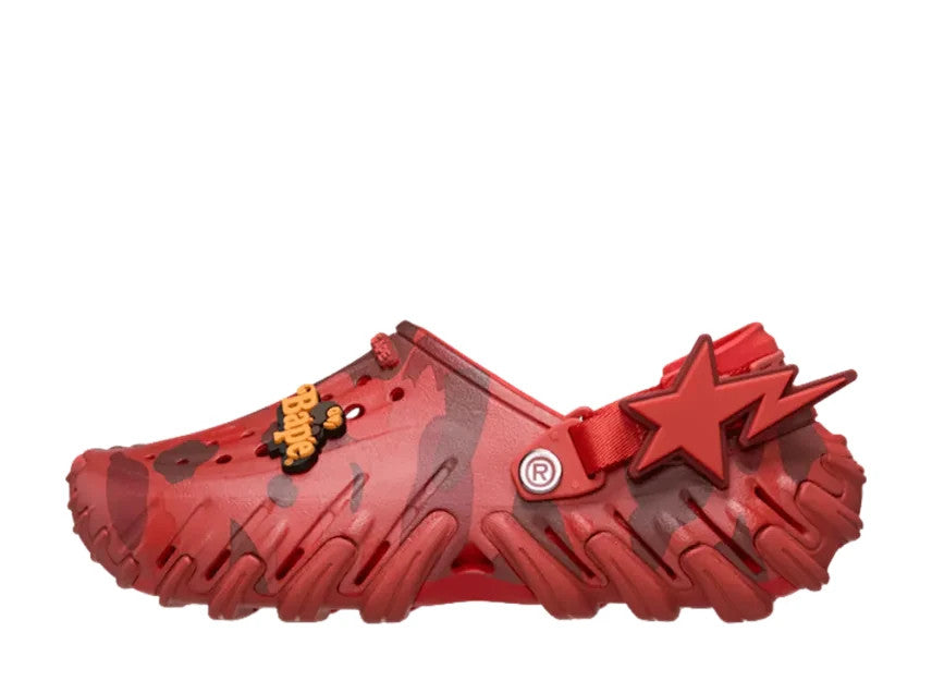 819113 A BATHING APE x Crocs Echo RO Clog "Flame" (Men's)