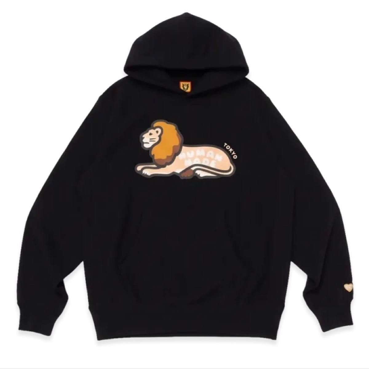 HUMAN MADE Heavyweight Hoodie Tokyo Black