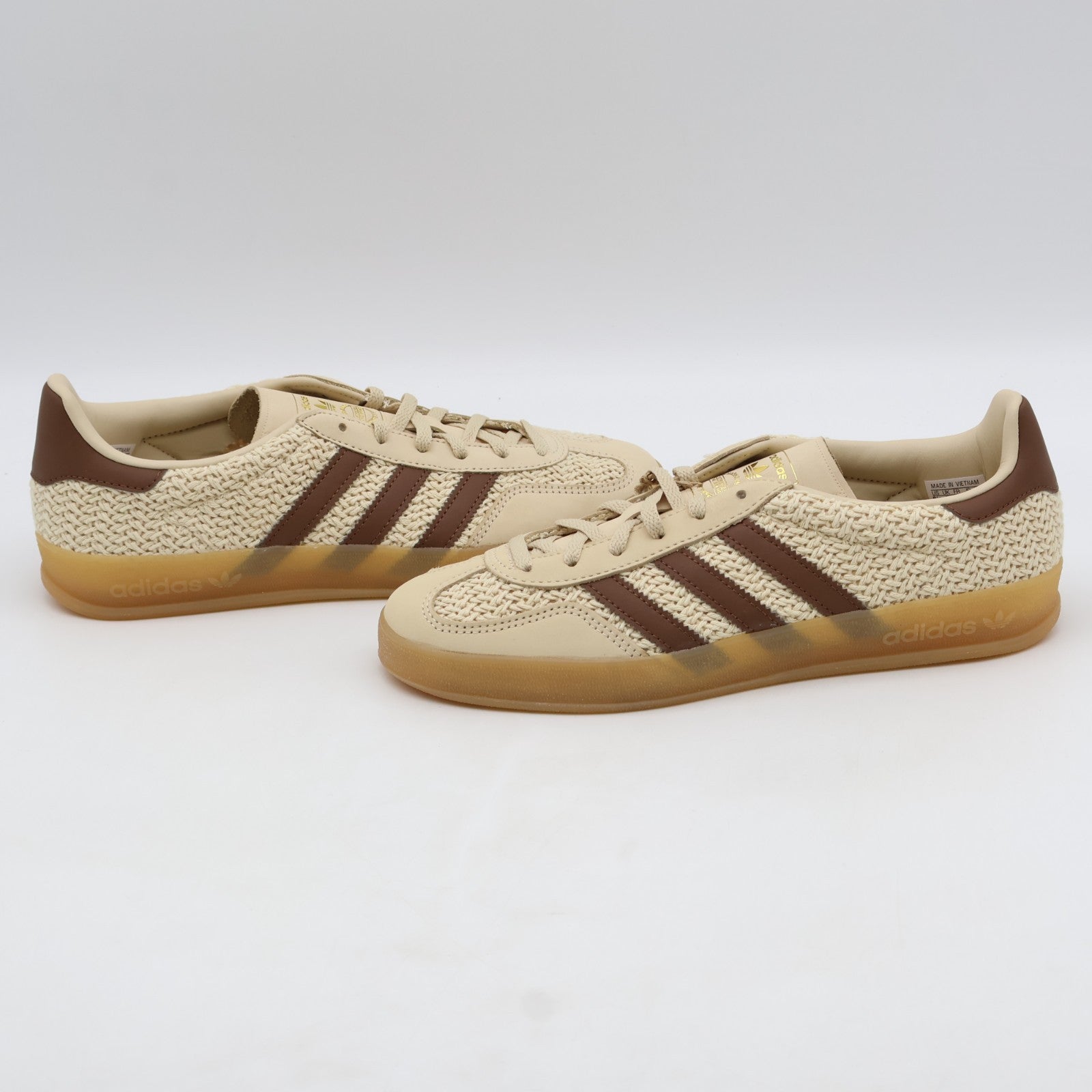 JS1418 adidas Originals Gazelle Indoor Sand Strata Premium Brown Gum (Women's)