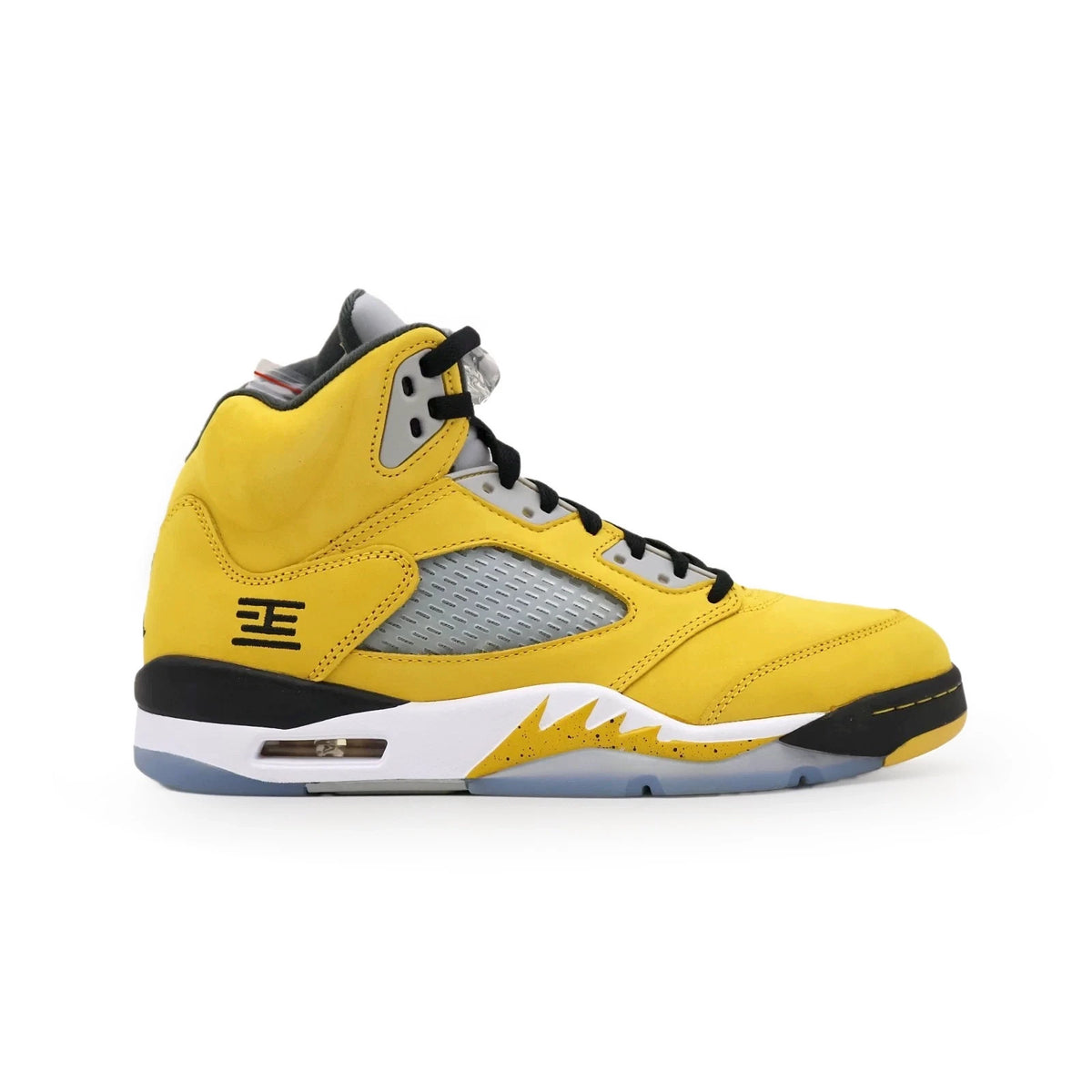 IO3372-700 Nike Air Jordan 5 Retro Tokyo 23 Yellow Wolf Grey Black (Men's)