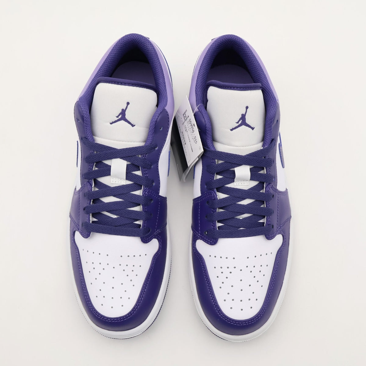 553558-515 Nike Air Jordan 1 Low Sky J Purple White Light Blueberry (Men's)
