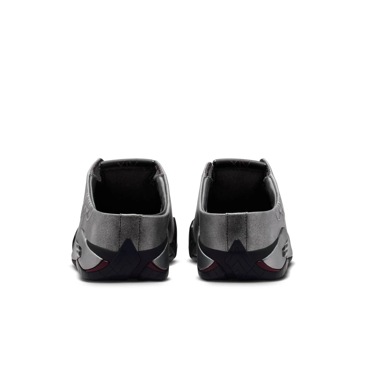 IR0908-001 Mowalola Ã Nike Air Jordan 14 Mule "Black/Metallic Silver" (Men's)