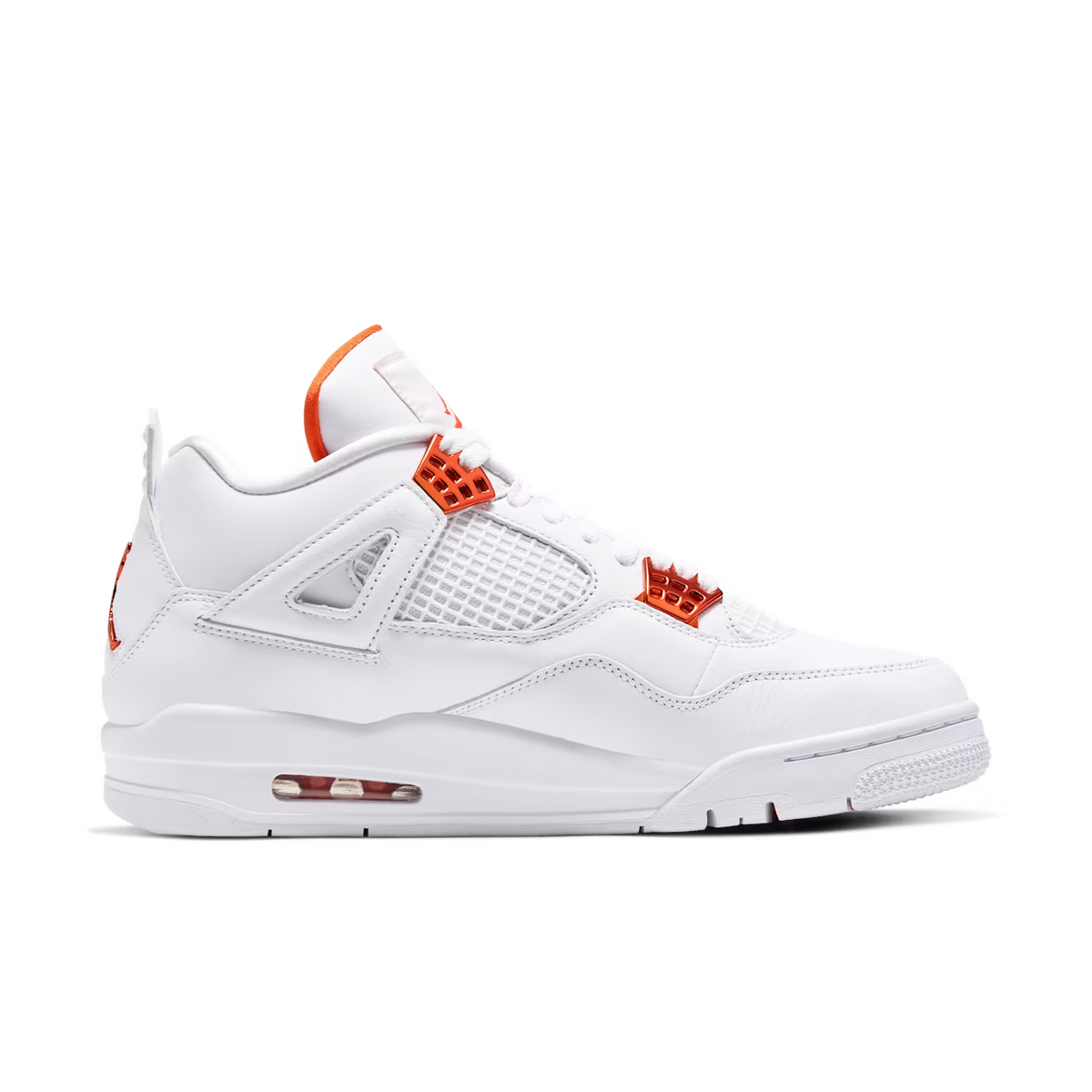 CT8527-118 Nike Air Jordan 4 Retro "White/Team Orange" (Men's)