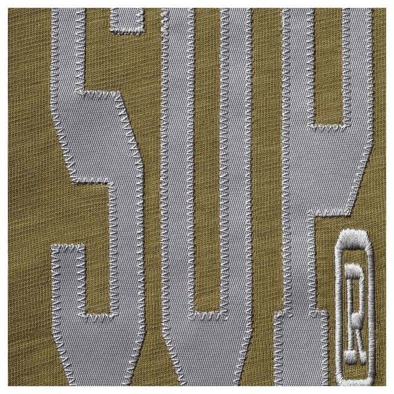 Supreme Stretch AppliquÃ© S/S Top Olive Brown