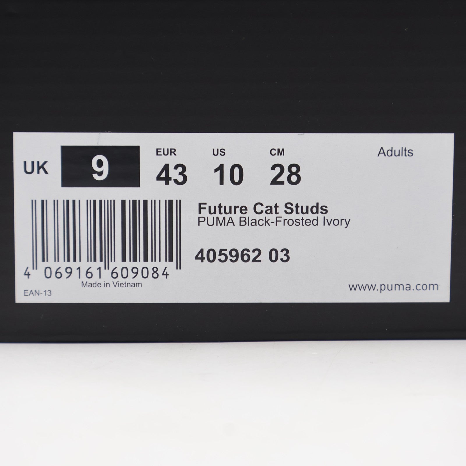 405962-03 Puma Future Cat Studs PUMA Black Frosted Ivory (Men's)
