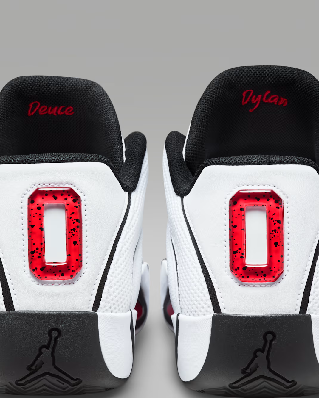 HQ4613-101 Nike Jordan Tatum 4 White Black University Red (HQ4614-101) (Men's)