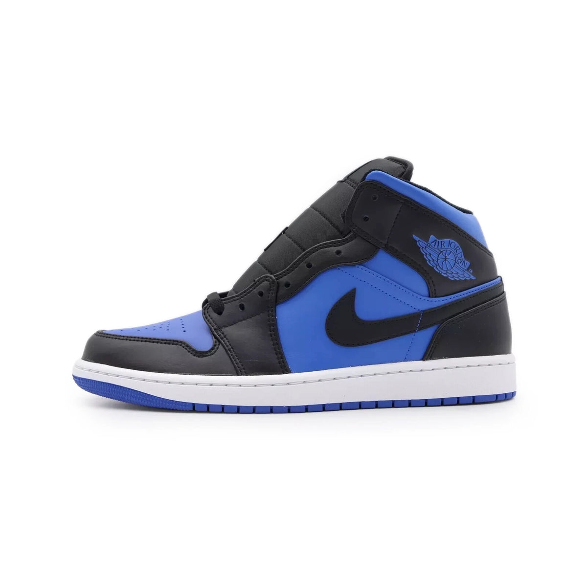 DQ8426-042 Nike Air Jordan 1 Mid Black White Royal Blue (Men's)