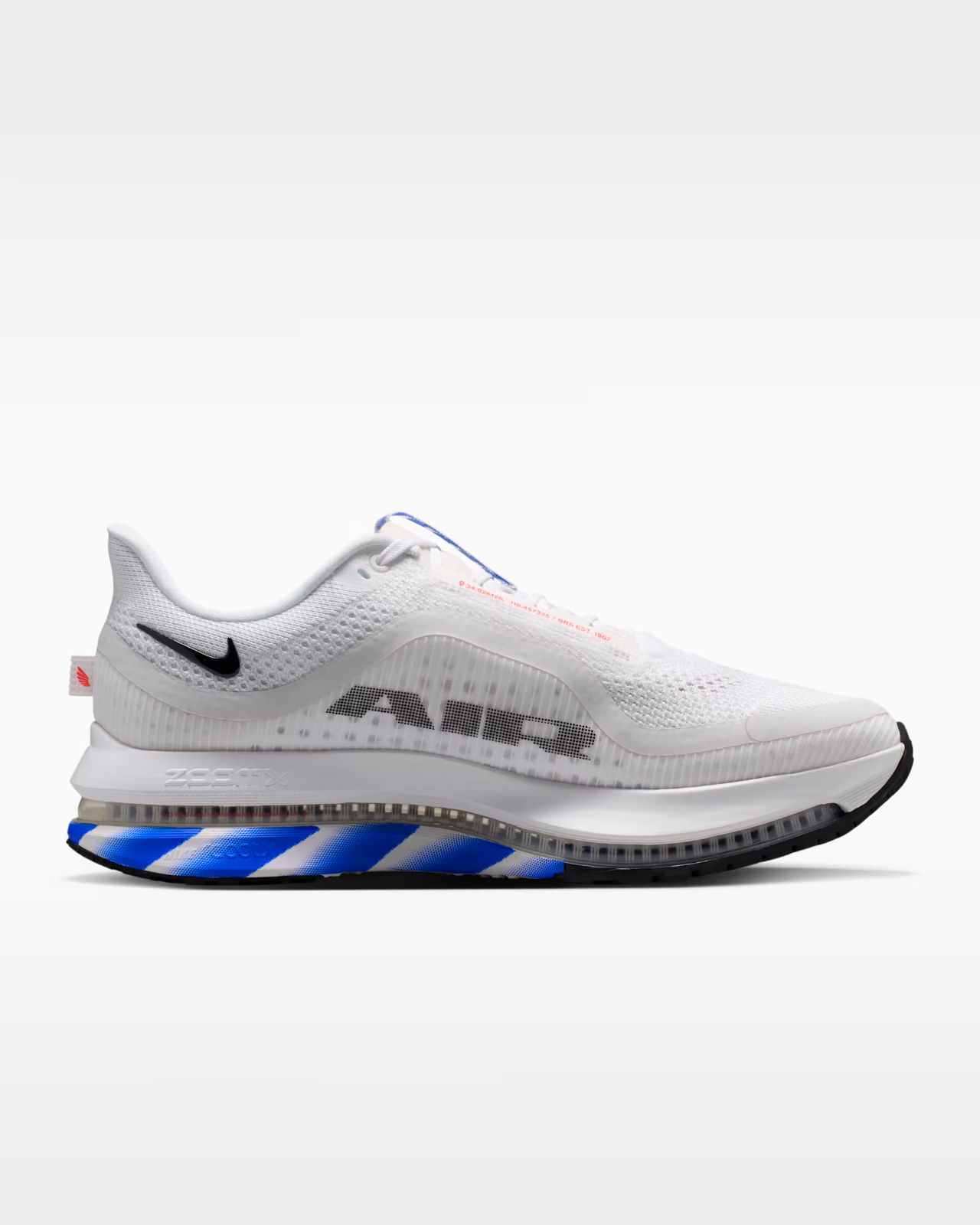 II5262-100 Nike Pegasus Premium "White/Racer Blue" (Men's)