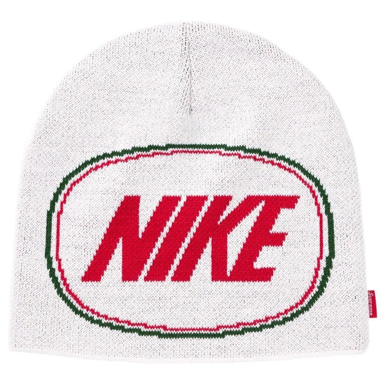 Supreme x Nike Oval Beanie White
