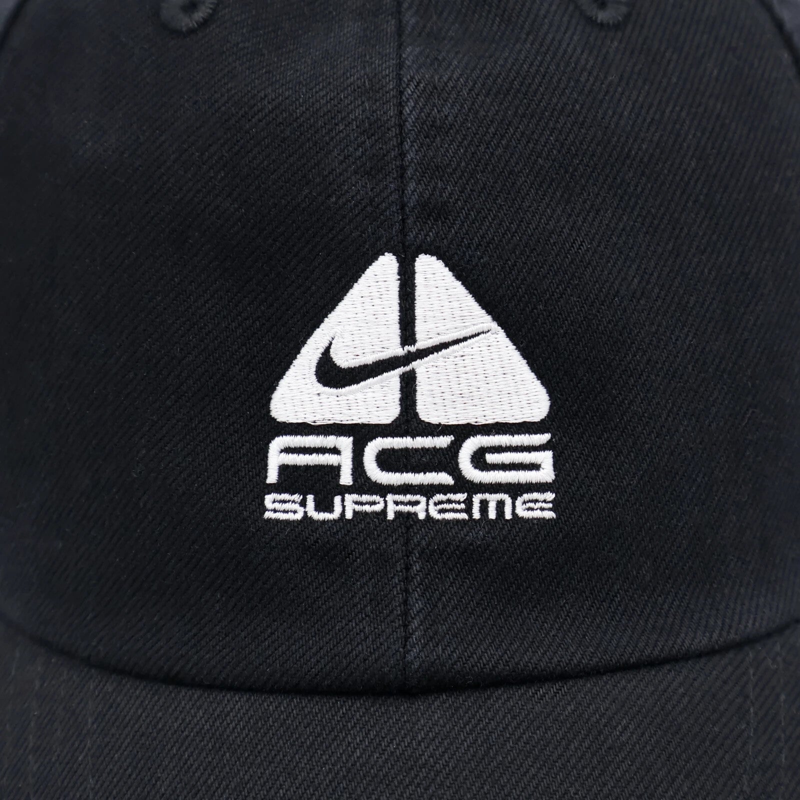 Supreme Nike ACG Denim 6-Panel Black