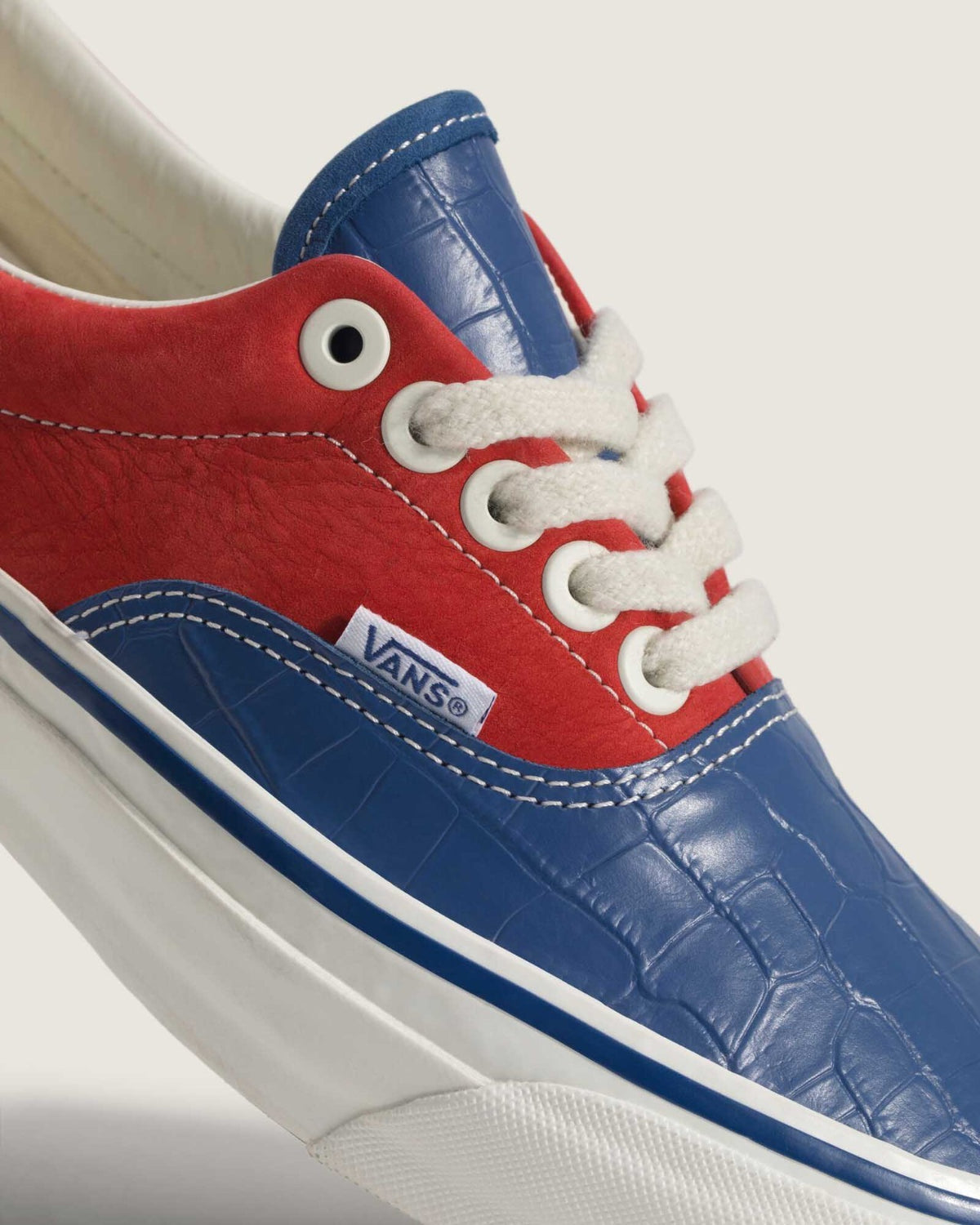 VN000E8YGHP OTW by Vans Era 95 Vibram Racing Red Navy Blue (Men's)