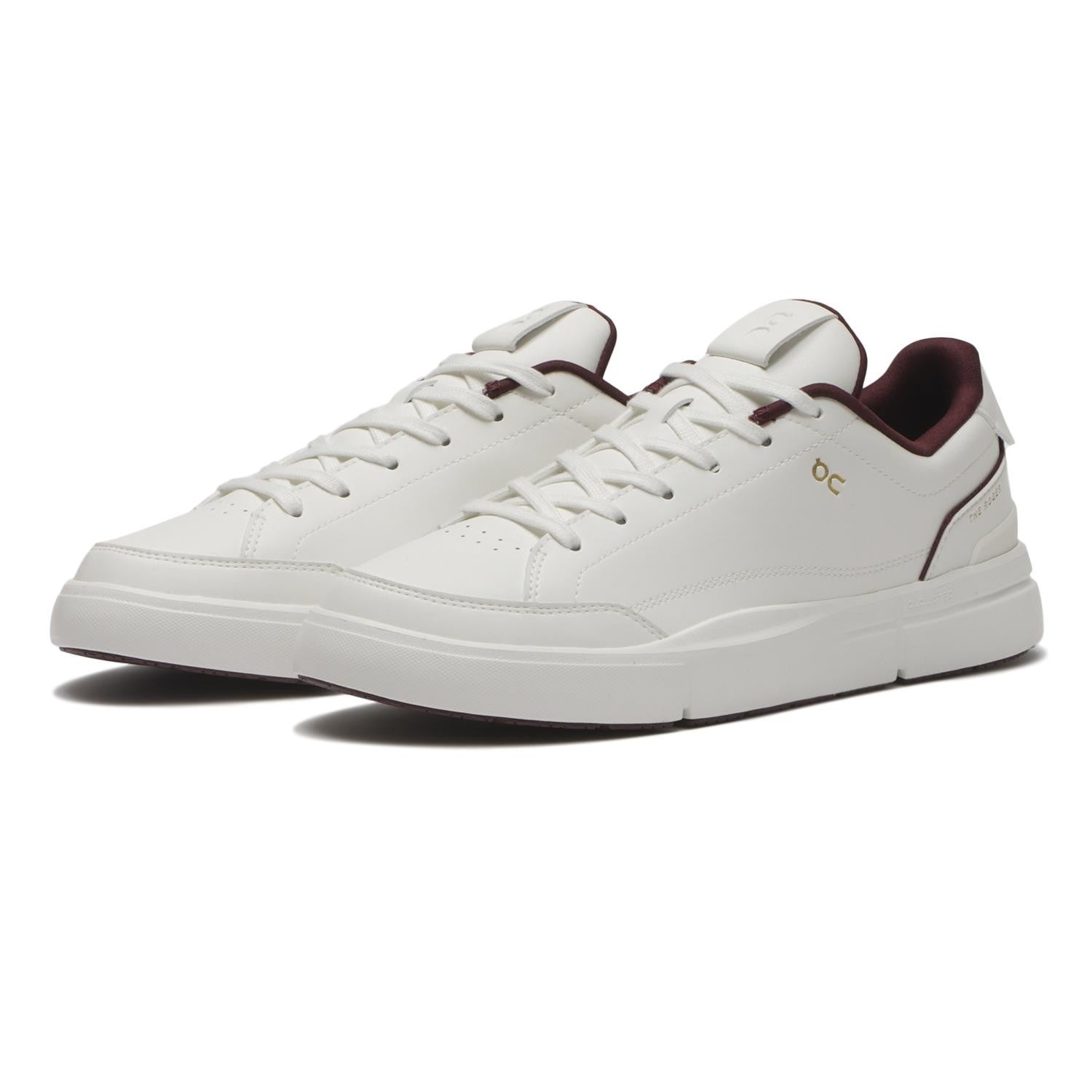 3MG10484758 On THE ROGER Centre Court Ivory Maroon (Men's)