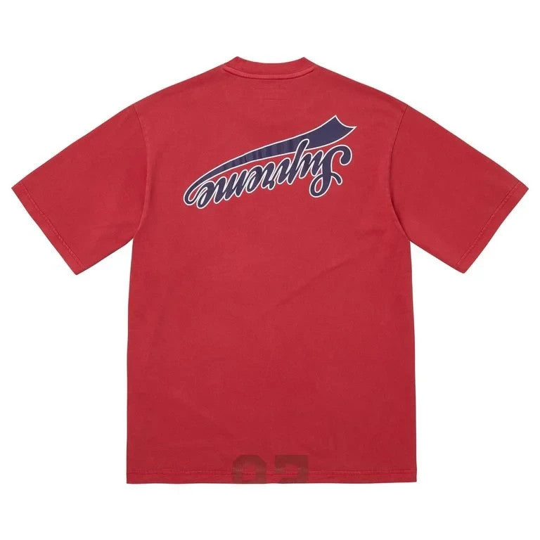 Supreme Cracked Flipped S/S Top Red