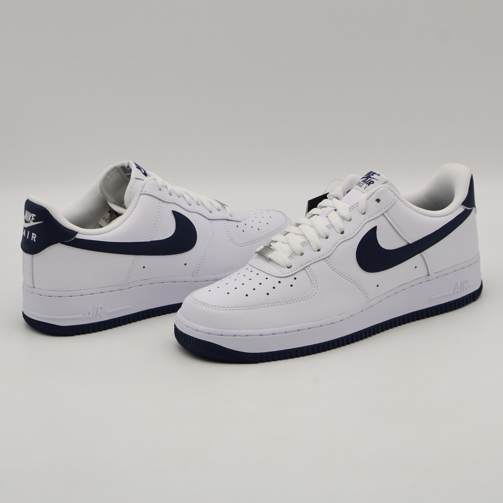 FJ4146-104 Nike Air Force 1 Low '07 White Navy (Men's)
