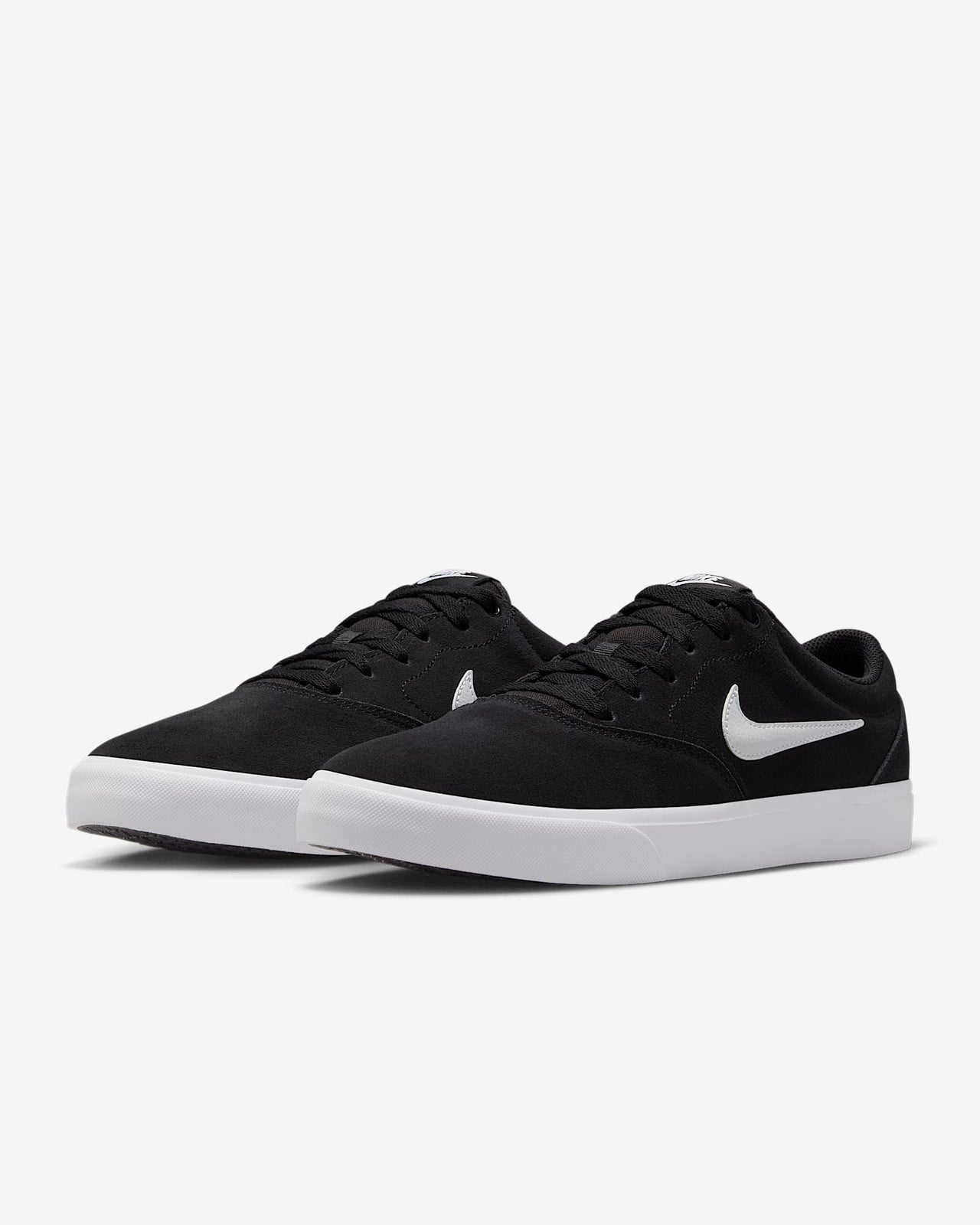 IB2750-001 Nike Charge Suede Black Black White (Men's)