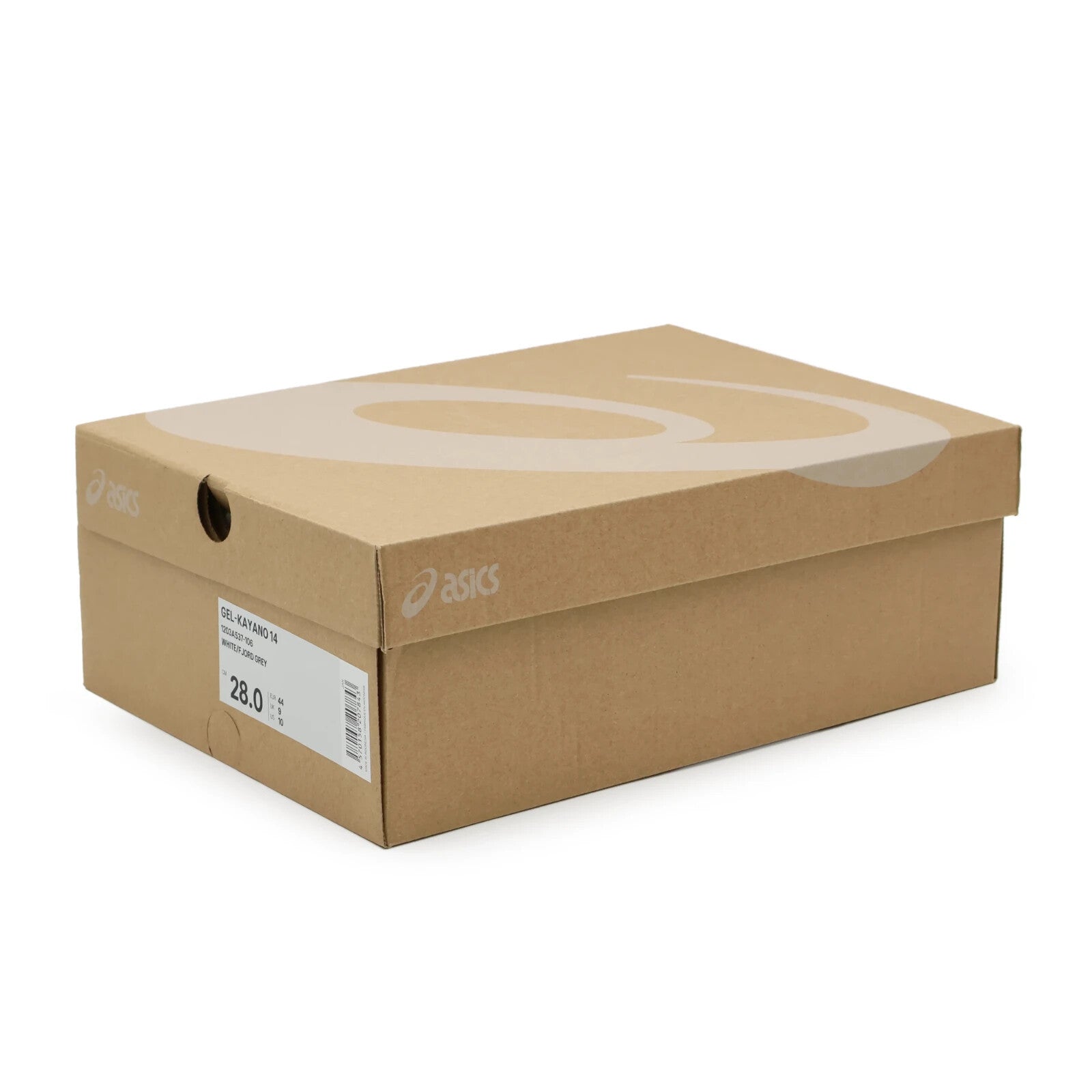 1203A537-106 Asics Gel-Kayano 14 White Fjord Grey (Men's)