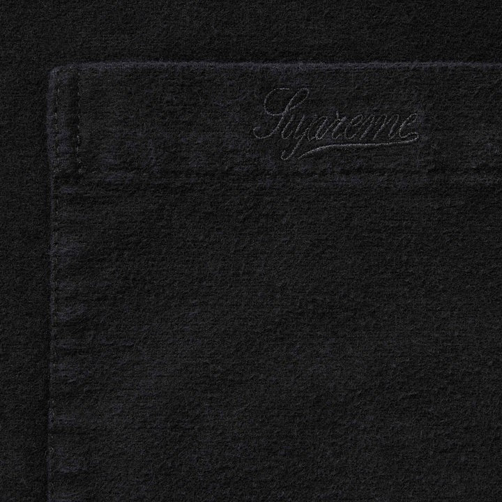 Supreme Flannel Pajama Shirt Black