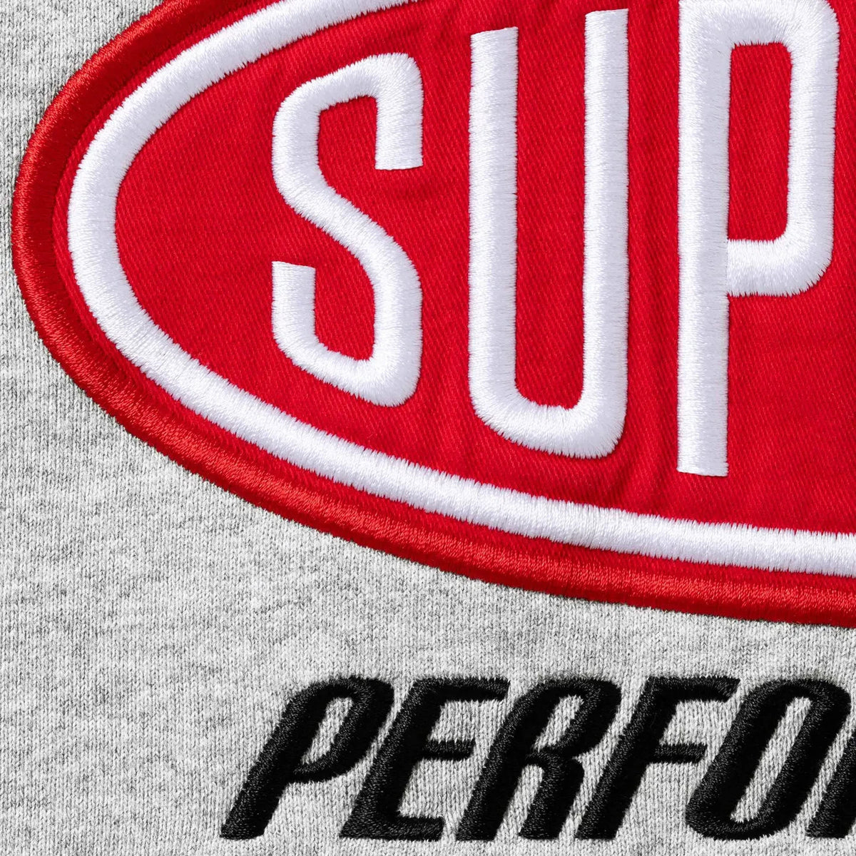 Supreme Performance Zip Up Hooded Sweatshirt Heather Grey