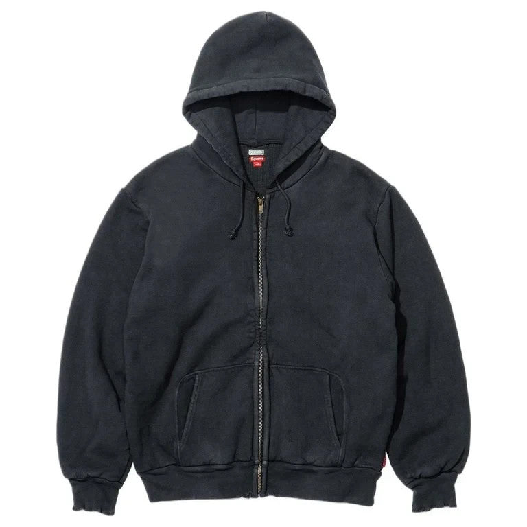 Supreme x A.PRESSE Vintage Zip Up Hooded Sweatshirt Black