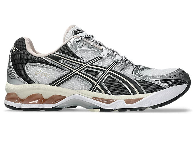 1203A543-104 Asics Gel-Nimbus 10.1 White Obsidian Grey (Men's)