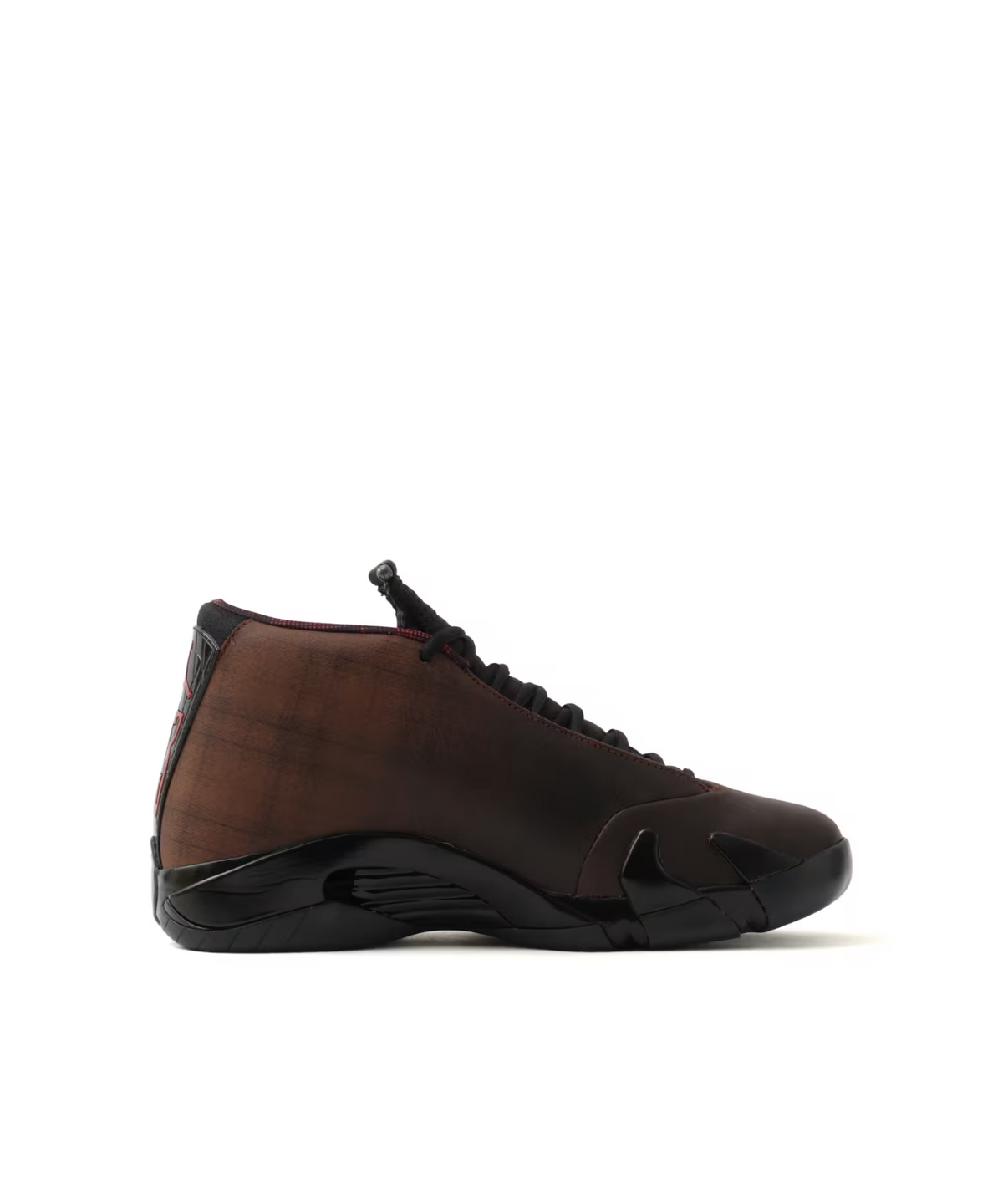 IQ5708-001 Mowalola Ã Nike Air Jordan 14 Retro SP "Black/Burnt Red" (Men's)