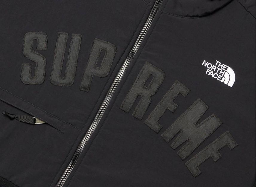 Supreme The North Face Arc Logo Denali Fleece Jacket Black