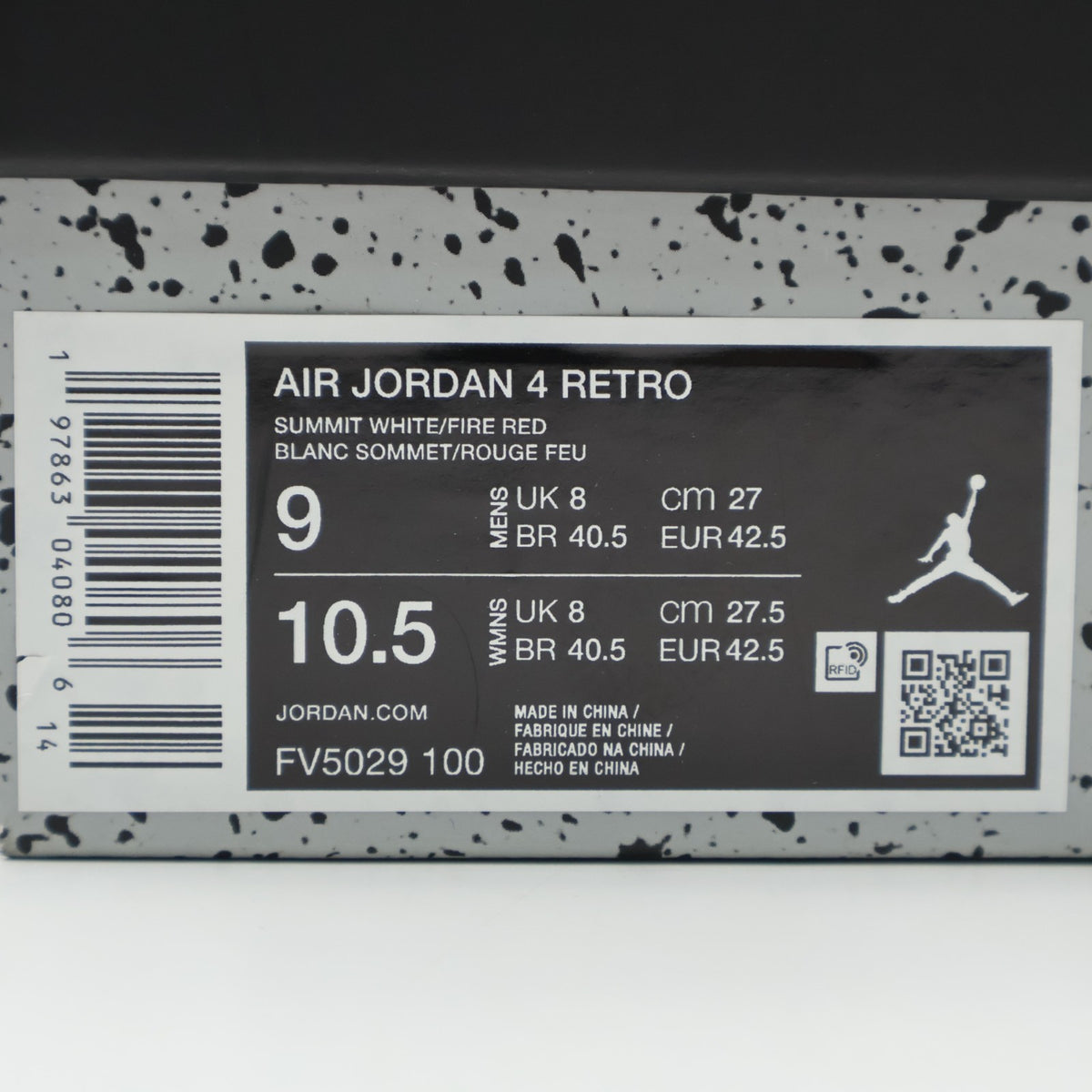 FV5029-100 Nike Air Jordan 4 Retro  White Cement (2025) (Men's)