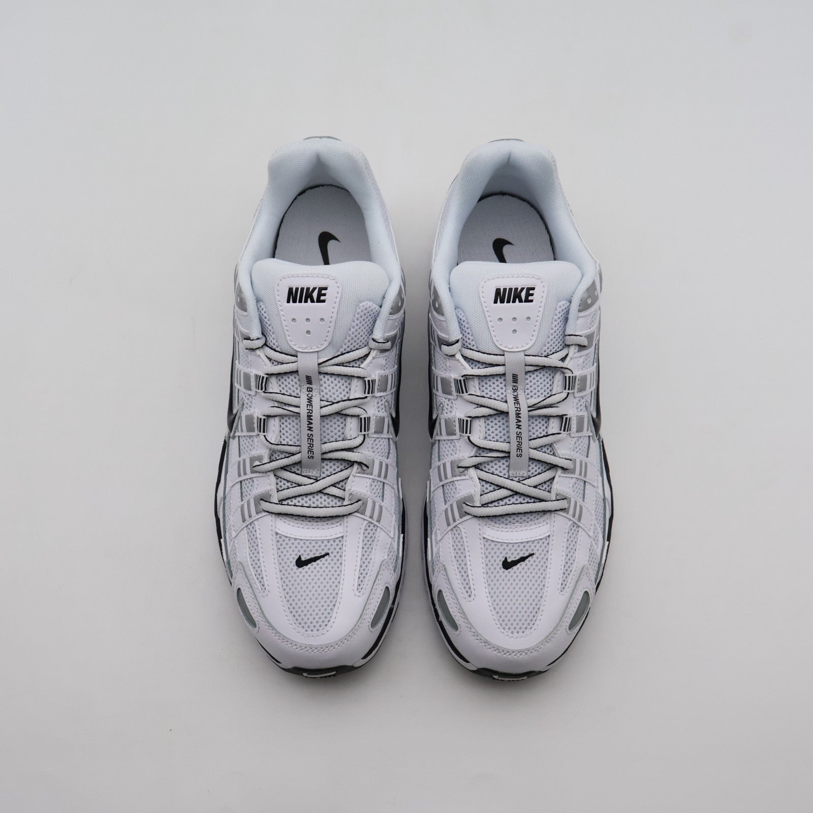 CD6404-107 Nike P-6000 White Metallic Silver Black Black (Men's)