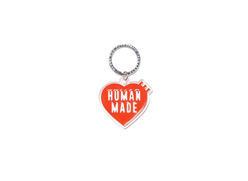 HUMAN MADE Heart Keyring Red