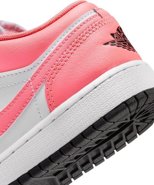553560-025 Nike GS Air Jordan 1 Low Black White Pink Gaze
