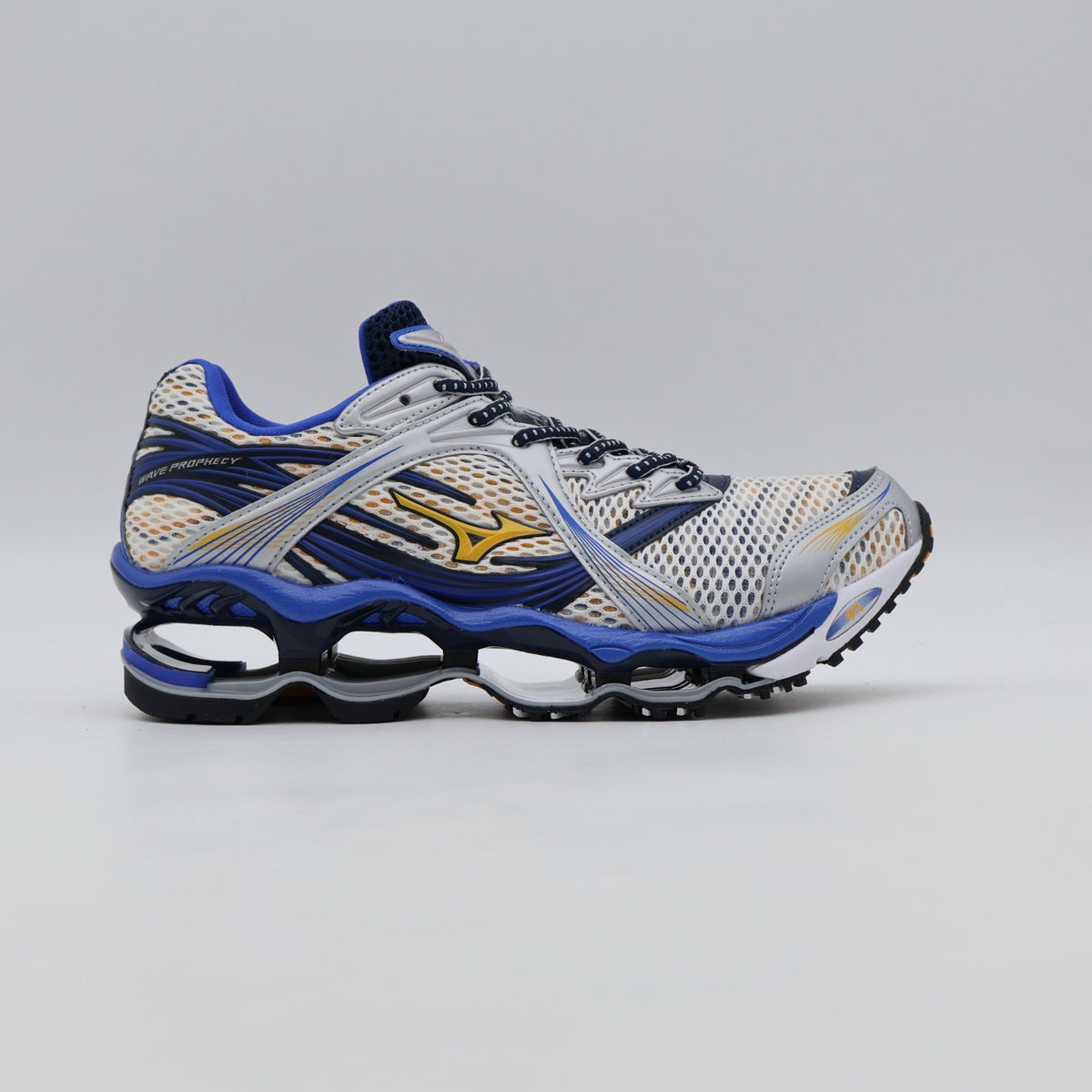 D1GA265501 Mizuno Wave Prophecy 1 Blue Yellow Silver (Men's)