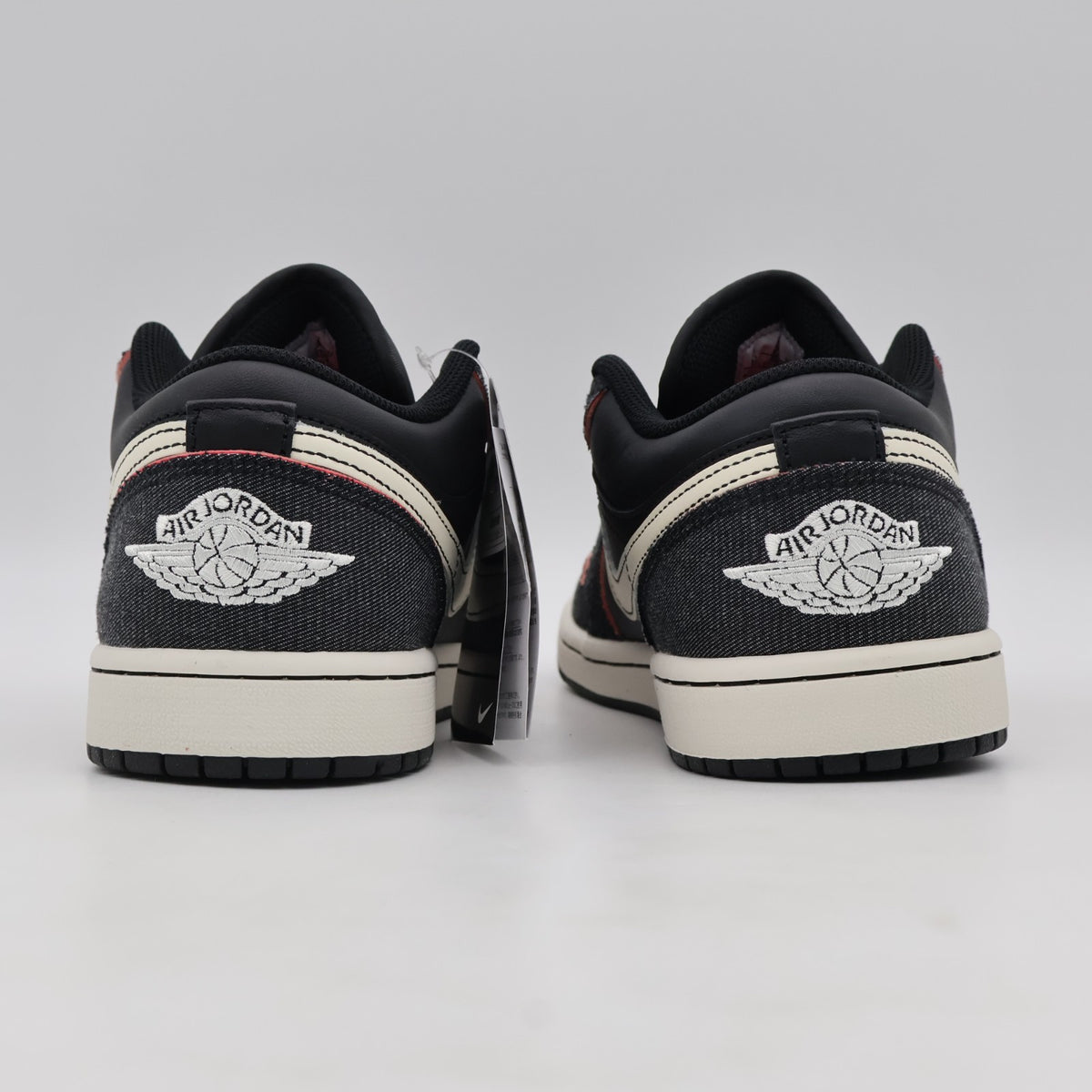 IR0842-010 Nike Air Jordan 1 Low Black Denim (Men's)